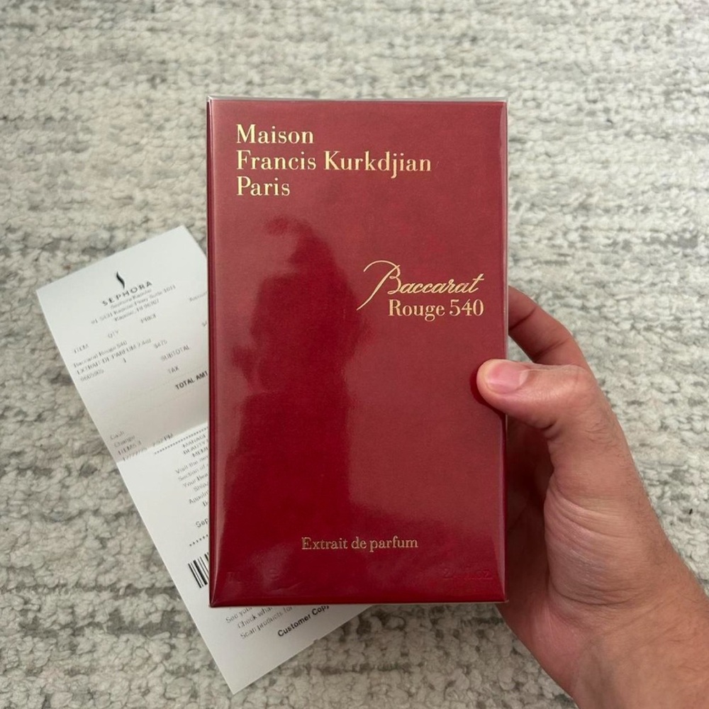 Maison Francis Kurkdjian Red and Gold Perfume Box - Picture 2 of 5